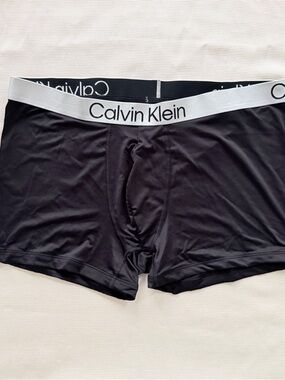 Calvin Klein CK Mens Boxer Briefs Black Underwear XL